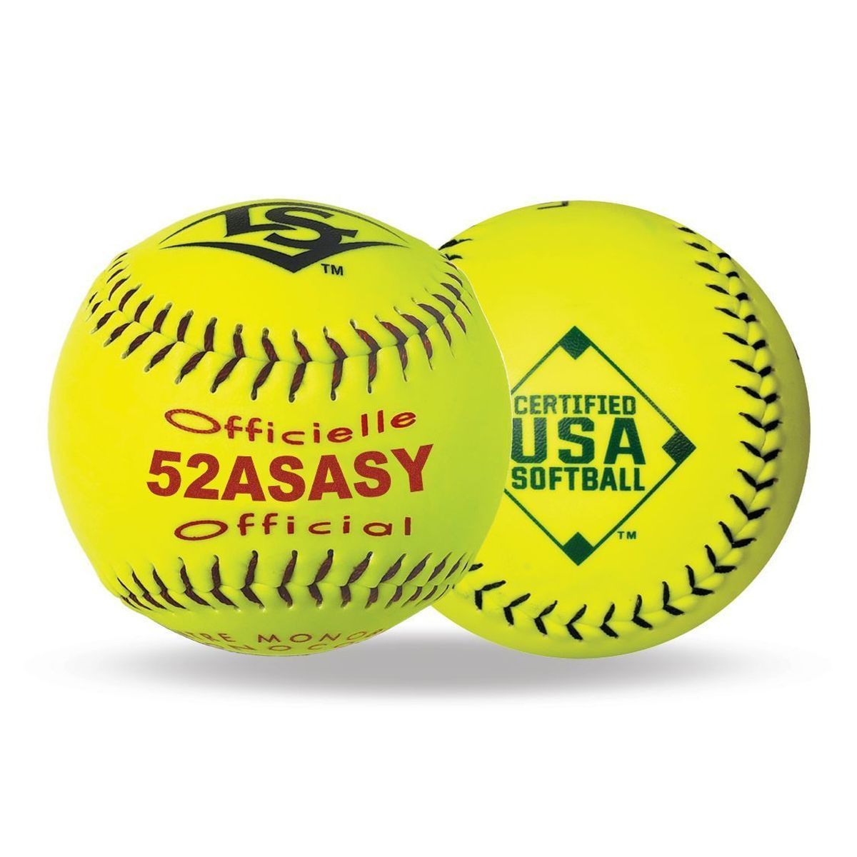PAQUET DE 12 - SBASA52 USA SOFTBALL 12 COR.52/300 COM.