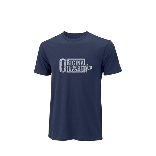M LS ORIGINAL LUMBER TEE NAVY S